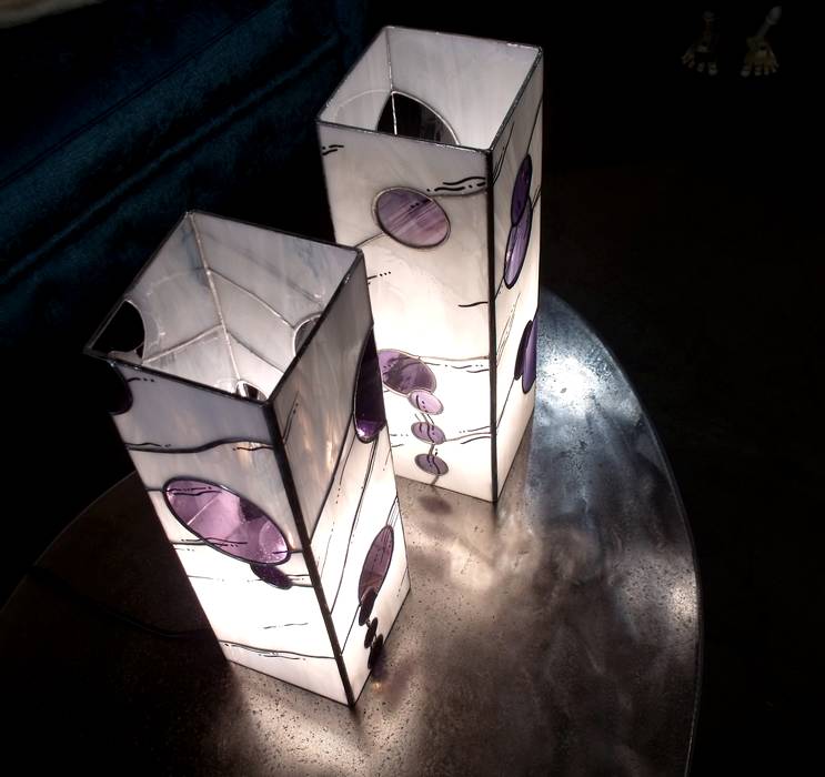 lampe vitrail